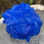 Chalkantyt Niebieska Krystaliczna Gwiazdka Electric blue