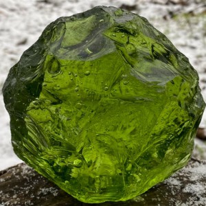 Kamień Merlin GAIA GREEN Andara Wielki Surowy Kryształ