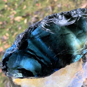 Andara ARCYMAGA Kryształ surowy Black Sapphire UNIKAT
