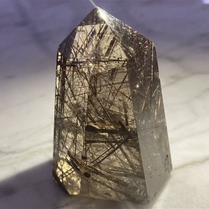 Kwarc Turmalinowy Muzealna jakość Obelisk Kryształ turmalin kryształ górski