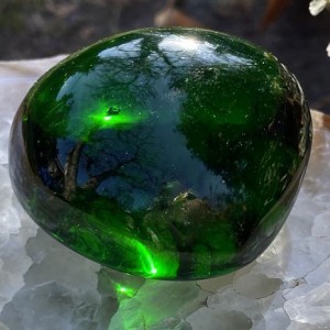 Andara Zielona Merlin Green Duży Kryształ Indonezja