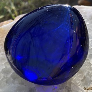 Andara Merlin Blue duży Niebieski Kryształ Indonezja