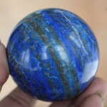 Lapis Lazuli Kamień królów Piryt Szlachetny Naturalny Wielka KULA 2625 ct